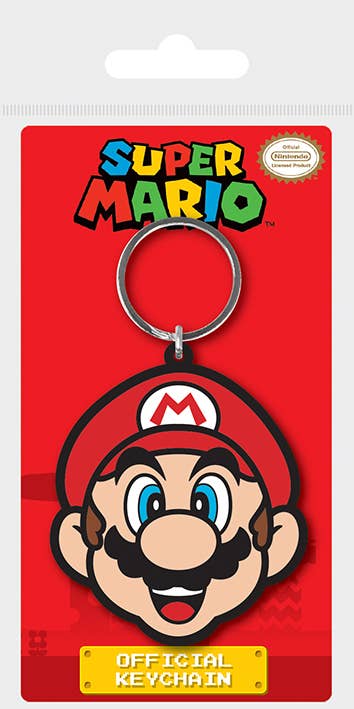 Super Mario (Mario) Rubber Keychain
