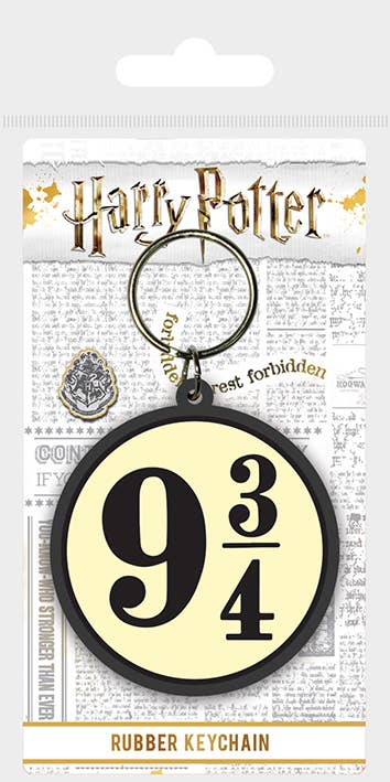 Harry Potter (9 and Three Quarters) Rubber Keychain