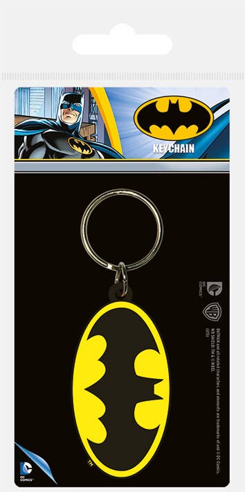 Dc – (Batman Symbol) Rubber Keychain