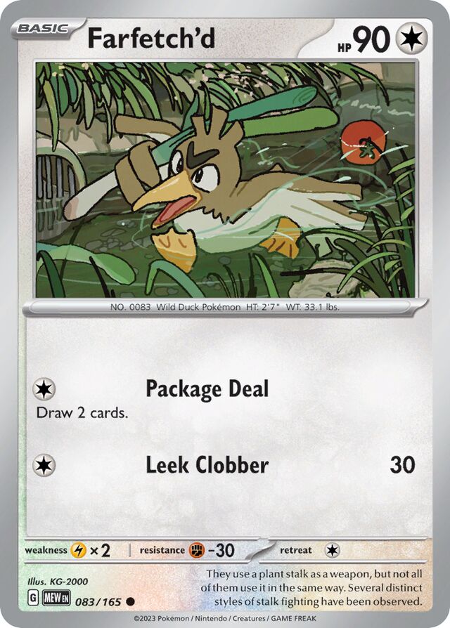 Farfetch'd - SV083 - Normal - Pokémon 151