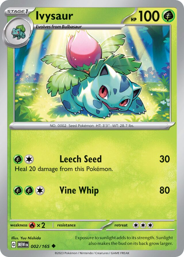 Ivysaur - SV002 - Uncommon - Pokémon 151