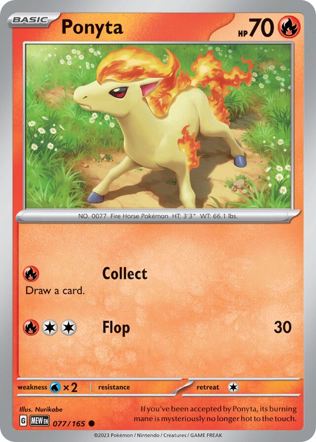 Ponyta - SV077 - Normal - Pokémon 151