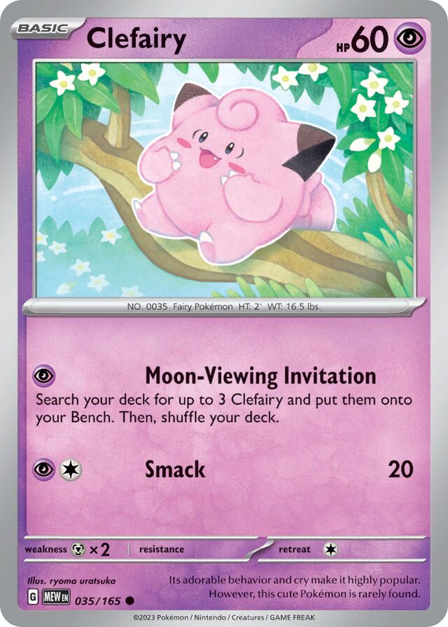 Clefairy – SV035 – Common – Pokémon 151