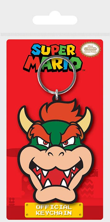 Super Mario (Bowser) Rubber Keychain