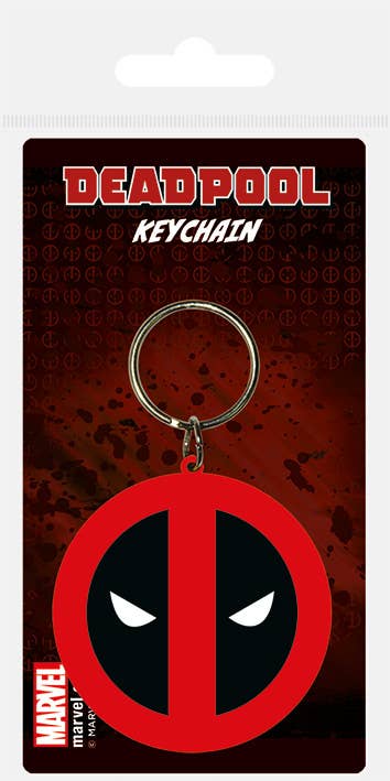 Deadpool (Symbol)  Rubber Keychain