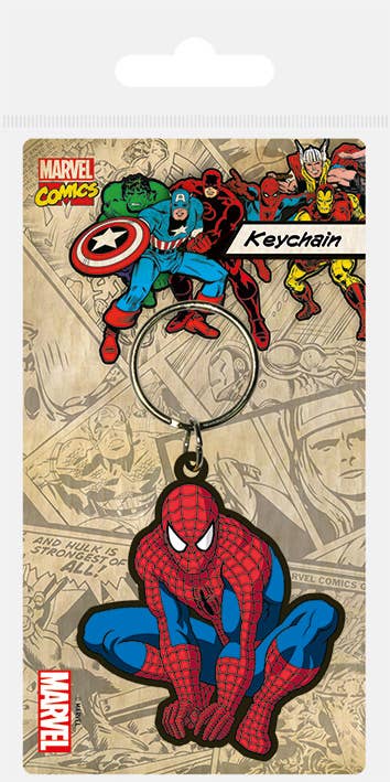 Marvel Comics Spider-Man Rubber Keychain