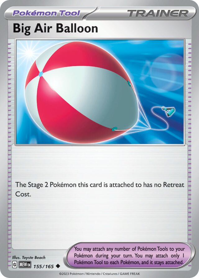 Big Air Balloon - SV155 - Normal - Pokémon 151