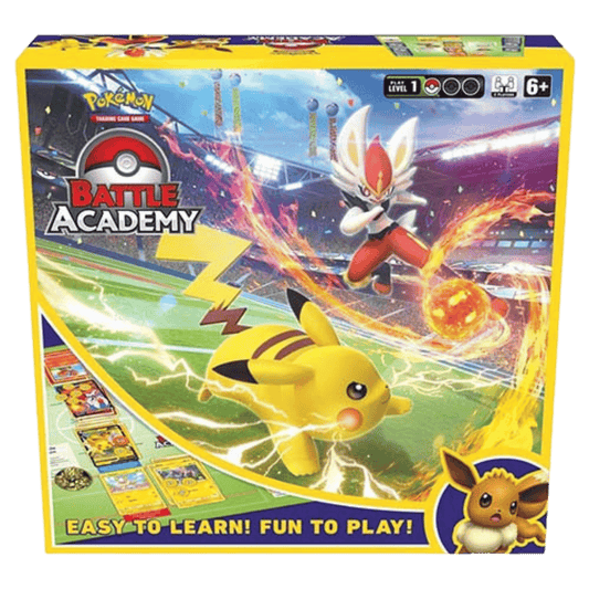 Pokémon TCG Battle Academy 2022 – Pikachu, Cinderace & Eevee | Beginner Card Game Set