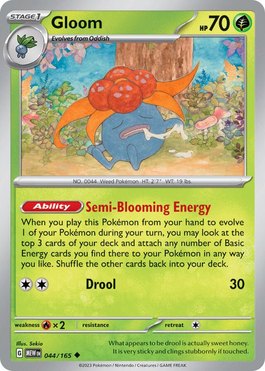 Gloom - SV044 - Normal - Pokémon 151