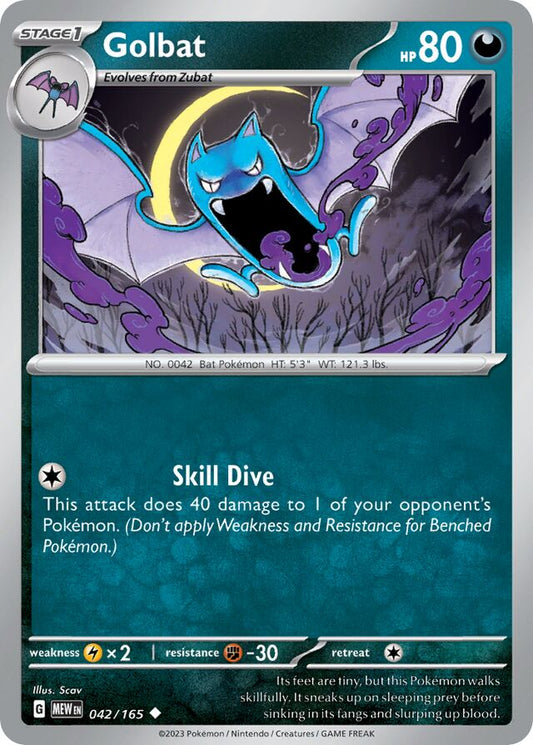 Golbat - SV042 - Normal - Pokémon 151