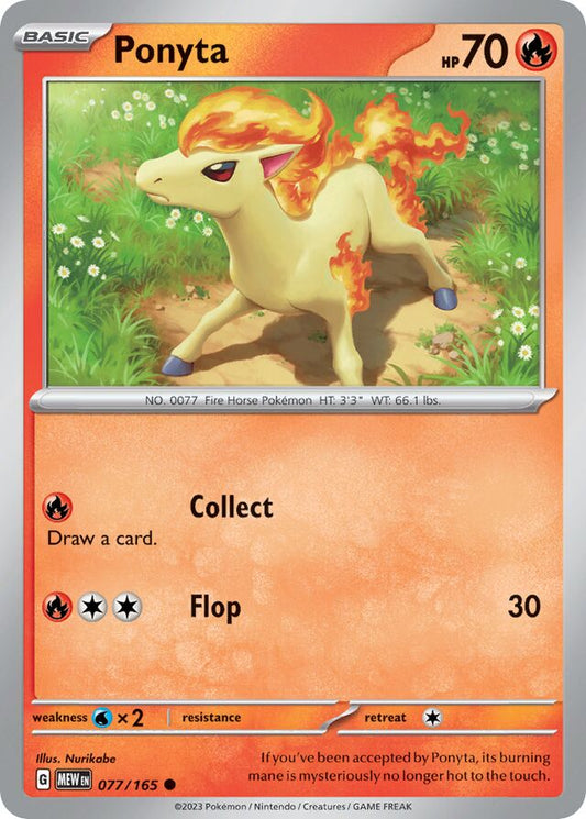 Ponyta - SV077 - Normal - Pokémon 151