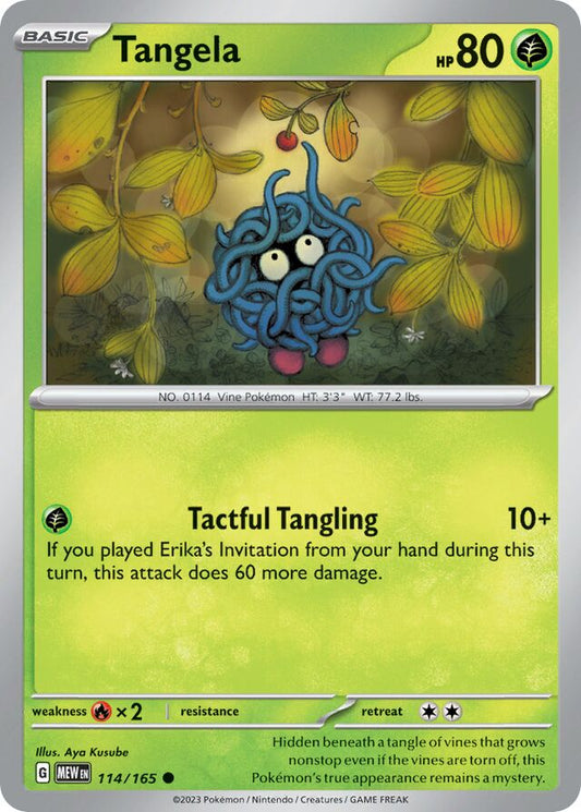 Tangela – SV114 – Reverse Holo – Pokémon 151