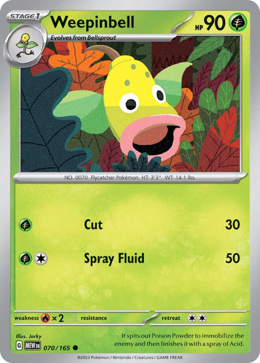Weepinbell - SV070 - Normal - Pokémon 151