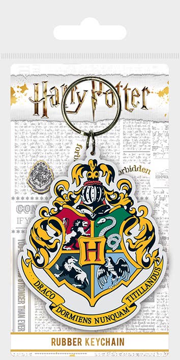 Harry Potter (Hogwarts Crest) Rubber Keychain