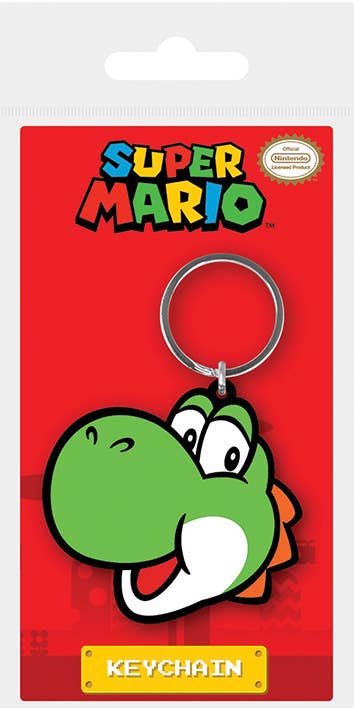 Super Mario (Yoshi) Rubber Keychain