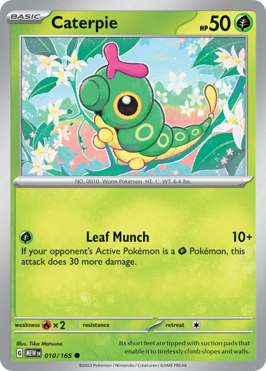 Caterpie - SV010 - Common - Pokémon 151