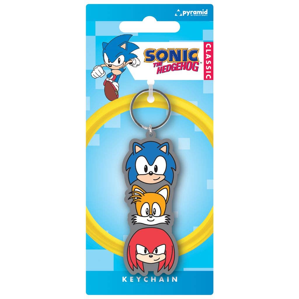 Sonic The Hedgehog (Trio Stack) Keychain