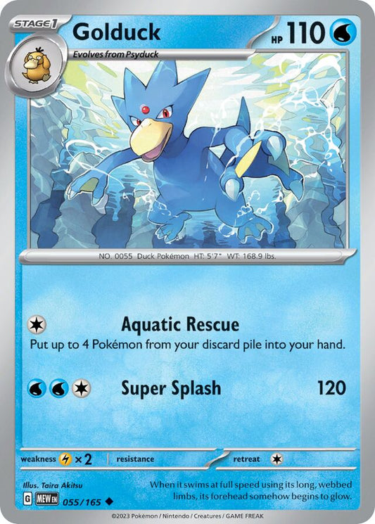 Golduck - SV055 - Normal - Pokémon 151