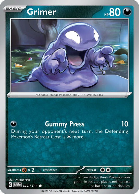 Grimer - SV088 - Normal - Pokémon 151