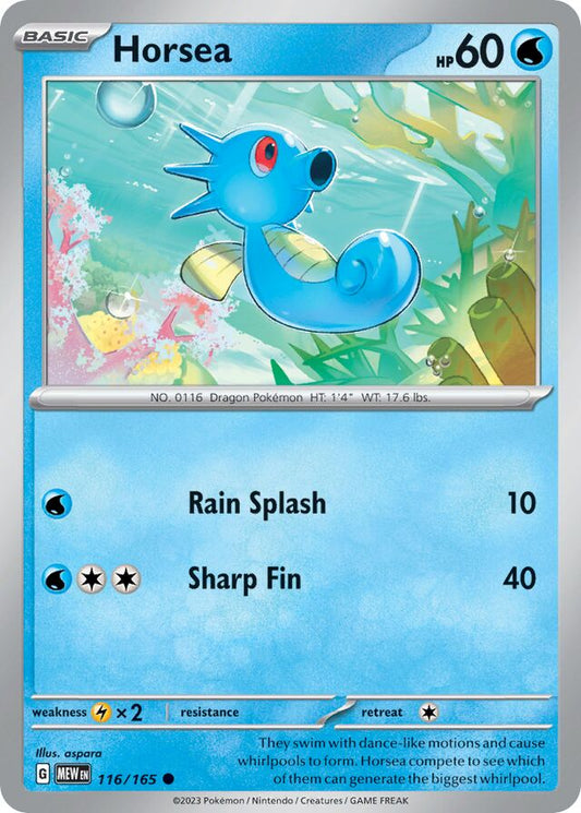 Horsea - SV116 - Normal - Pokémon 151