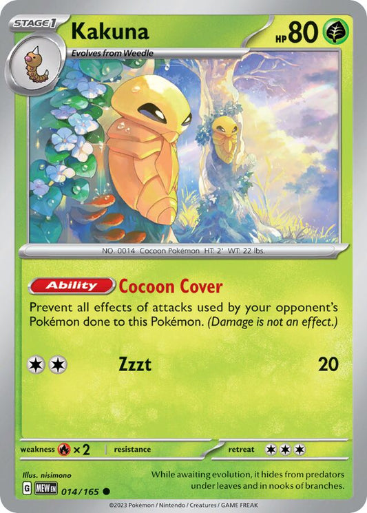 Kakuna - SV014 - Common - Pokémon 151