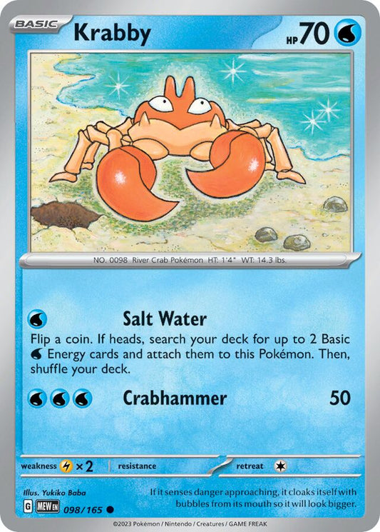 Krabby - SV098 - Normal - Pokémon 151
