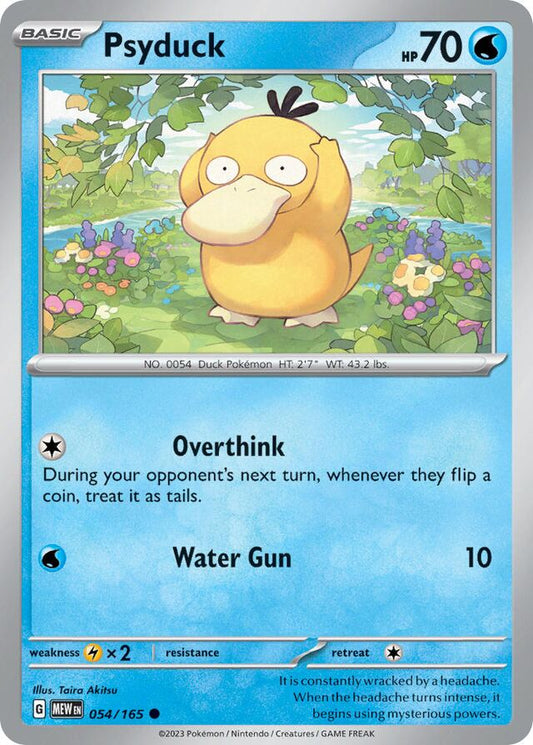 Psyduck - SV054 - Reverse Holo - Pokémon 151
