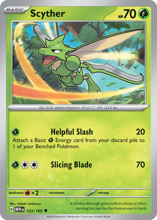 Scyther - SV123 - Normal - Pokémon 151