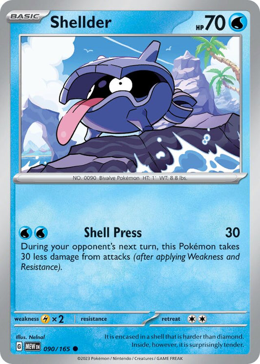 Shellder - SV090 - Normal - Pokémon 151